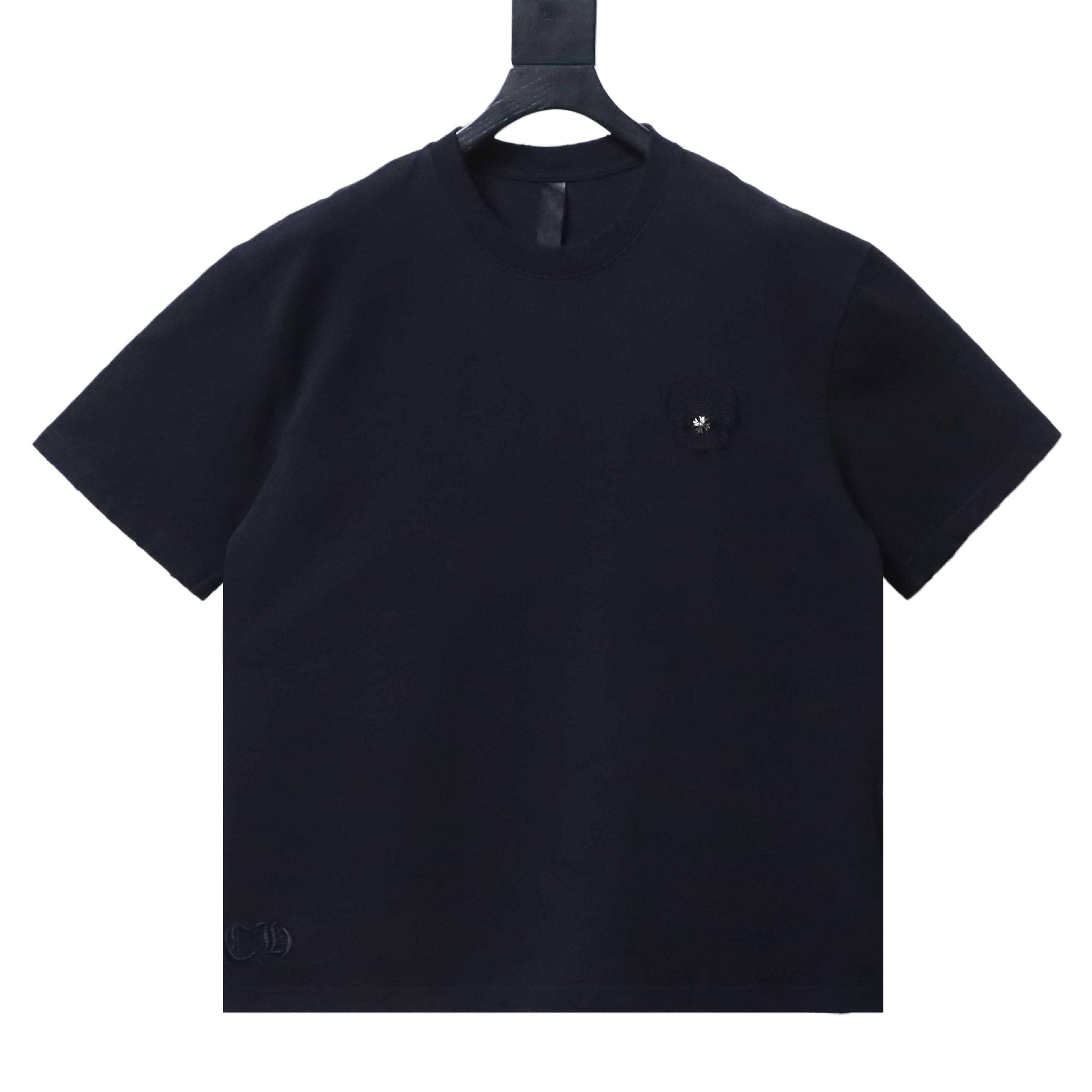 Chrome Hearts Short-sleeve T-shirt with multiple cross appliques Black