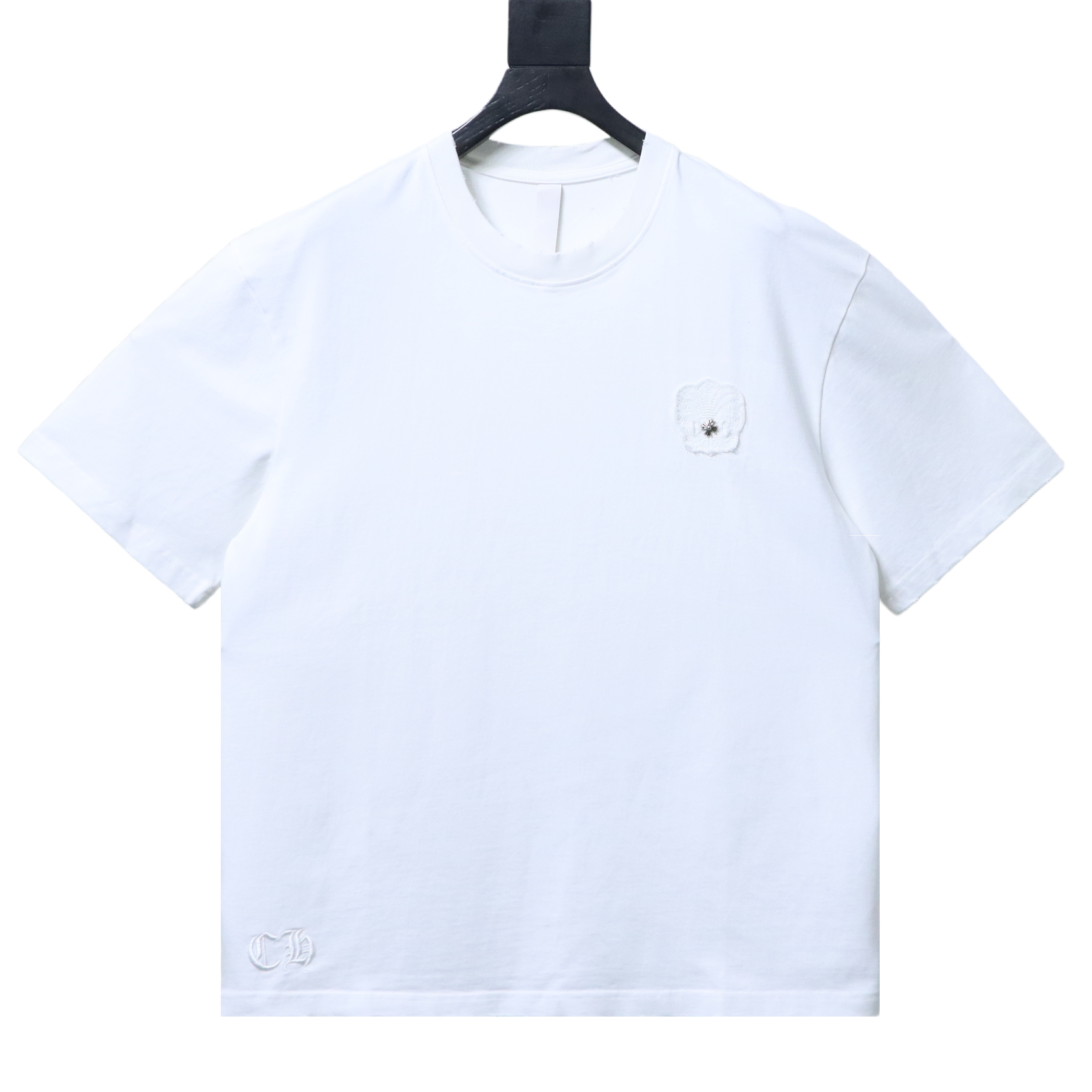copy of Chrome Hearts Short-sleeve T-shirt with multiple cross appliques White
