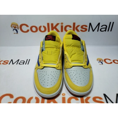 PkGoden Air Jordan 1 Low GET Travis Scott Canary,DZ4137-700 02