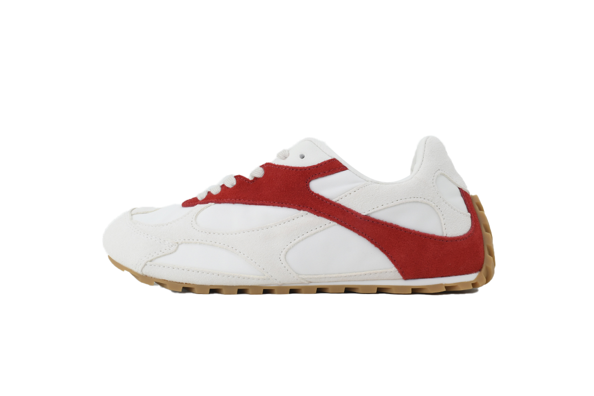 PKGoden Bottega Veneta Orbit Sneaker White Red 867944 V3MS2 6189