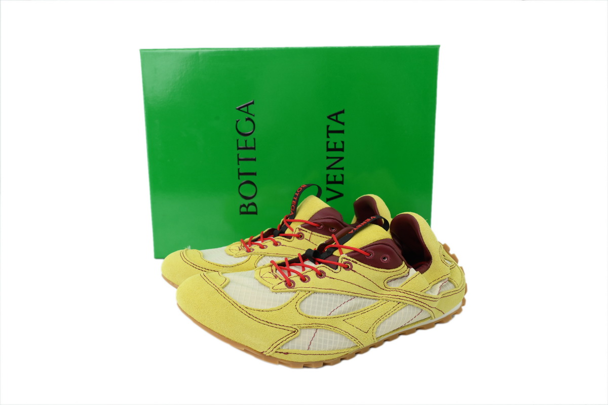 PKGoden Bottega Veneta Orbit Flash Sneaker Lemon yellow 855200 V65D1 4325