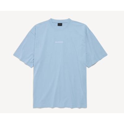 Balenciaga Logo Back T-shirt in Dry Jersey 01
