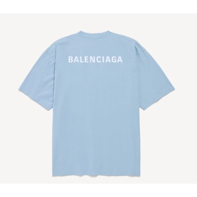 Balenciaga Logo Back T-shirt in Dry Jersey 02