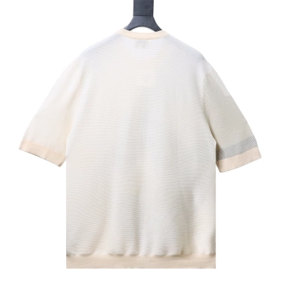 HERMES Logo Jacquard Knit Short-Sleeve T-Shirt 02