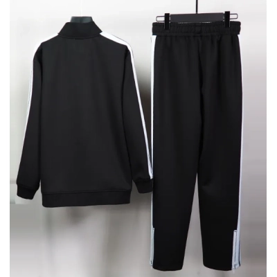 Palm Angels Zip-Up Classic Track Jacket & Pants Tracksuit Black 02