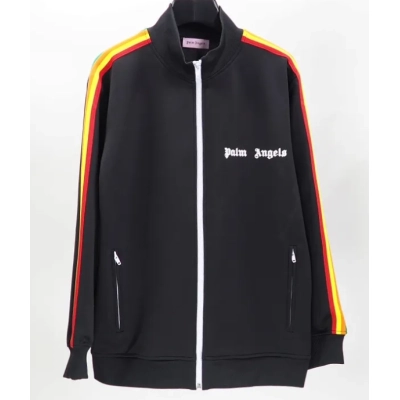Palm Angels Zip-Up Classic Track Jacket & Pants Tracksuit Black 2 02