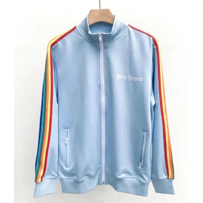 Palm Angels Zip-Up Classic Track Jacket & Pants Tracksuit Light Orchid 01