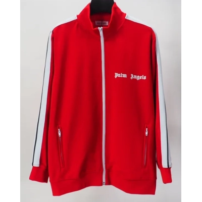 Palm Angels Zip-Up Classic Track Jacket & Pants Tracksuit Red 02