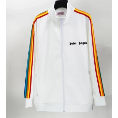 Palm Angels Zip-Up Classic Track Jacket & Pants Tracksuit White 2 02