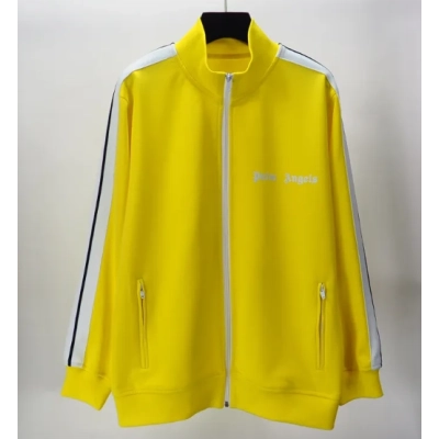 Palm Angels Zip-Up Classic Track Jacket & Pants Tracksuit Yellow 02