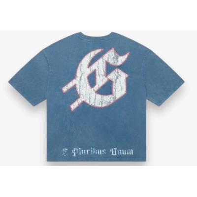 Godspeed Grandslam T-Shirt Navy Wash 02