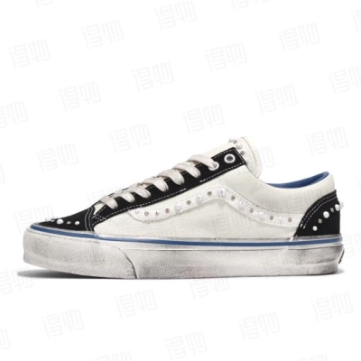 GET Vans Old Skool 36 Pearlized Pack - Marshmallow White 01