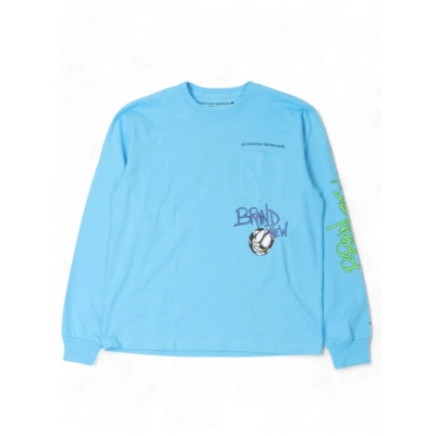 Chrome Hearts Matty Boy 'Brain New' Blue Longsleeve Shirt 01
