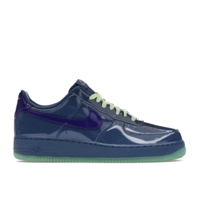 GET Air Force 1 Low Patent Leather Mystic Navy Grape Ice IO4489-400 01