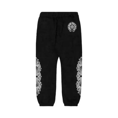 Chrome Hearts Floral Sweatpants 'Black' 01