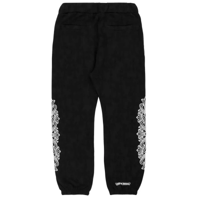 Chrome Hearts Floral Sweatpants 'Black' 02