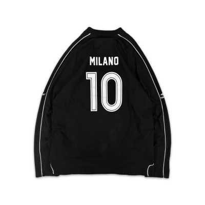 BALENCIAGA Paris Soccer Long Sleeve Oversized T-Shirt 02