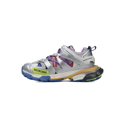 PKGoden Balenciaga Track Leather Free White Silver Multi,542023W2FSA8123 01