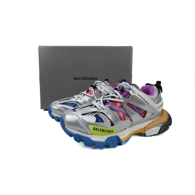 PKGoden Balenciaga Track Leather Free White Silver Multi,542023W2FSA8123 02