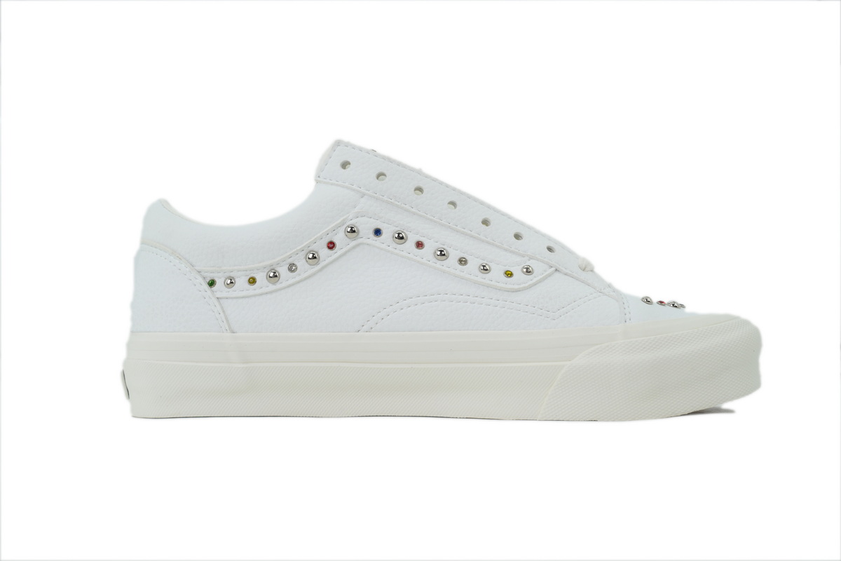 GET Vans Premium Old Skool 36 Pearlized Pearl skin white VN000S52BLK