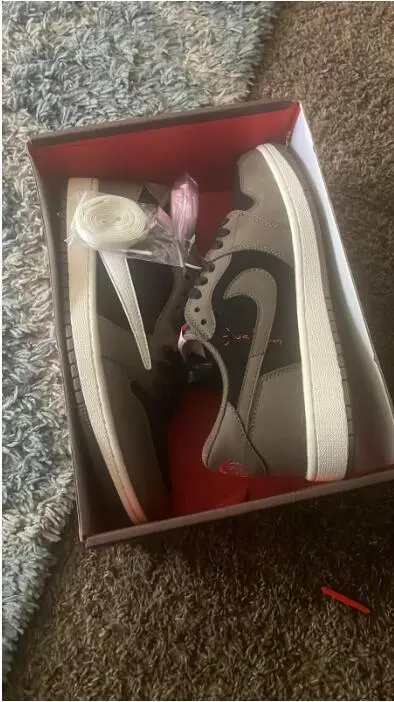 Cool Kicks | G5 Air Jordan 1 Retro Low GET SP Travis Scott,CQ4277-001 review Customer coolkicks reviews from whatsapp 00