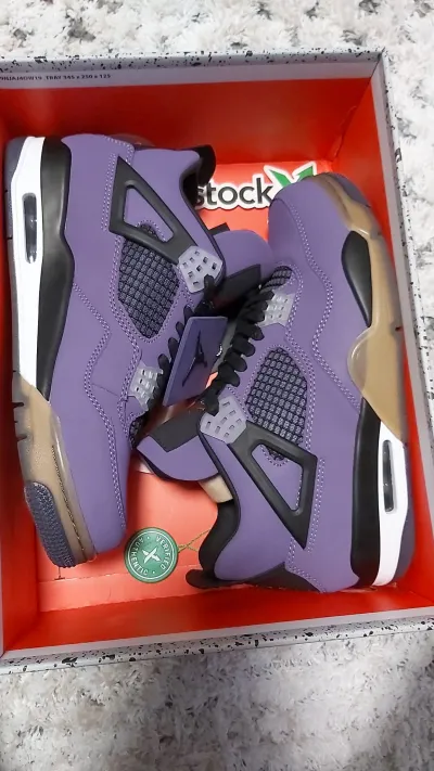 PKGoden Air Jordan 4 Retro Travis Scott Purple,AJ4-766302 review customer feedback 00