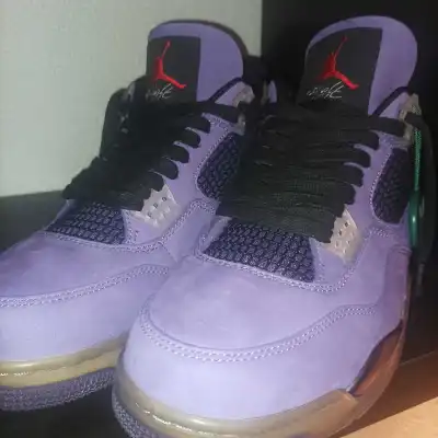 PKGoden Air Jordan 4 Retro Travis Scott Purple,AJ4-766302 review Customer coolkicks reviews from whatsapp 00