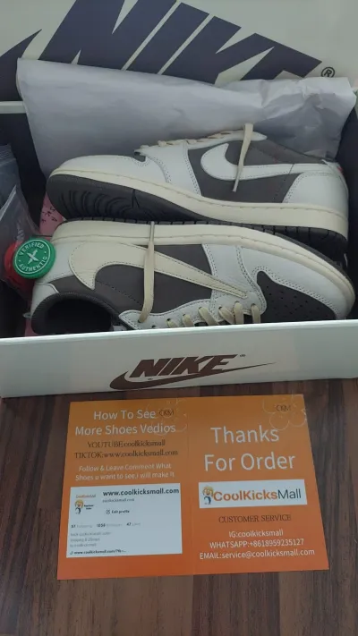 🖤Free shipping🖤PKGoden Air Jordan 1 Low GET Travis Scott Reverse Mocha,DM7866-162 review Alheajawey