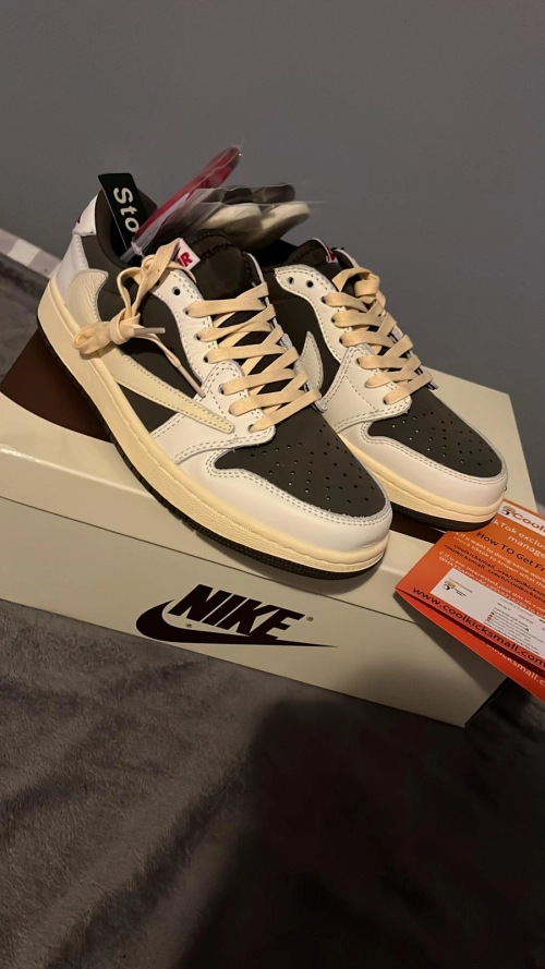 🖤Free shipping🖤PKGoden Air Jordan 1 Low GET Travis Scott Reverse Mocha,DM7866-162 review 