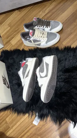 🖤Free shipping🖤PKGoden Air Jordan 1 Low GET Travis Scott Reverse Mocha,DM7866-162 review Customer coolkicks reviews from whatsapp 02