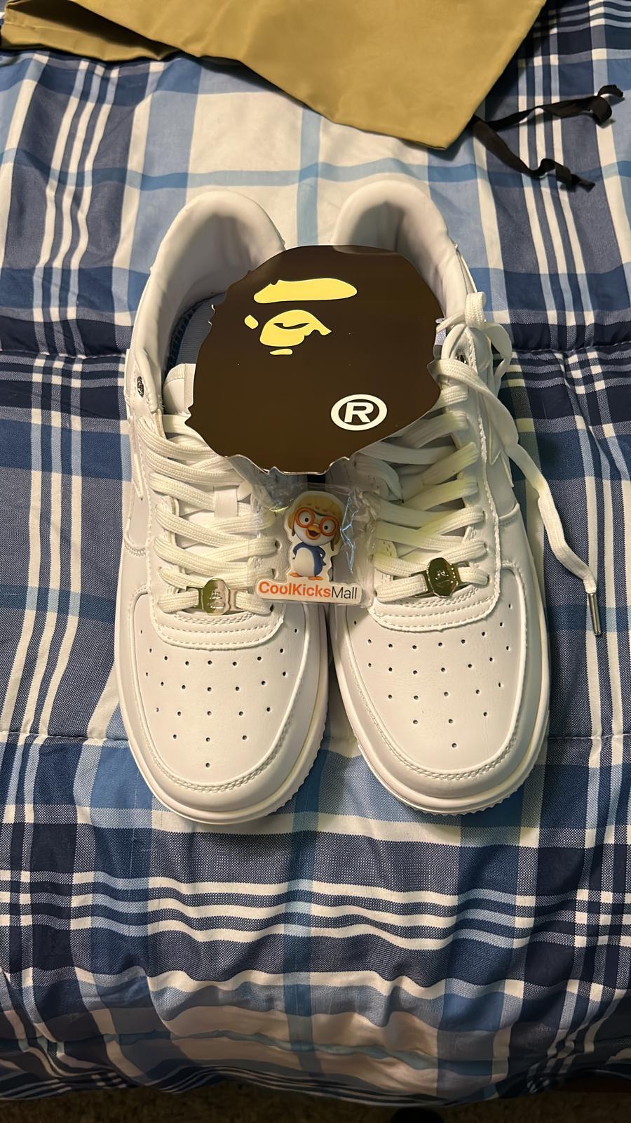 G5 A Bathing Ape Bape Sta Low White, 1H70-191-006 review Customer coolkicks reviews from whatsapp 00