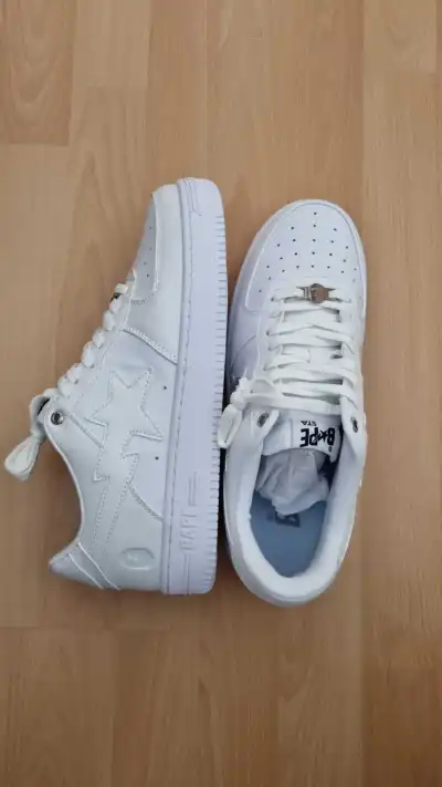 G5 A Bathing Ape Bape Sta Low White, 1H70-191-006 review Customer coolkicks reviews from whatsapp 00