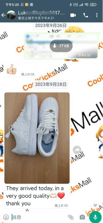 G5 A Bathing Ape Bape Sta Low White, 1H70-191-006 review Customer coolkicks reviews from whatsapp 01