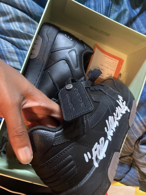 Replica OFF-WHITE OFF-WHITE Out Of Offic Black   review 