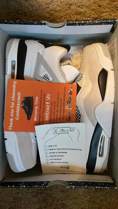 PKGoden Air Jordan 4 Retro Military Black,  DH6927-111 review coolkicksmall 00
