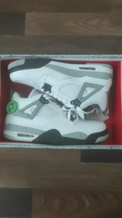 cool kicks | GET Air Jordan 4  Retro White Cement,840606-192 review coolkicksmall  02