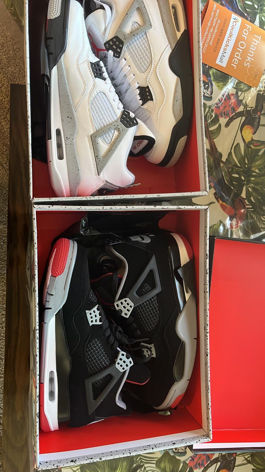 Cool Kicks | GET Air Jordan 4  Retro White Cement,840606-192 review 1