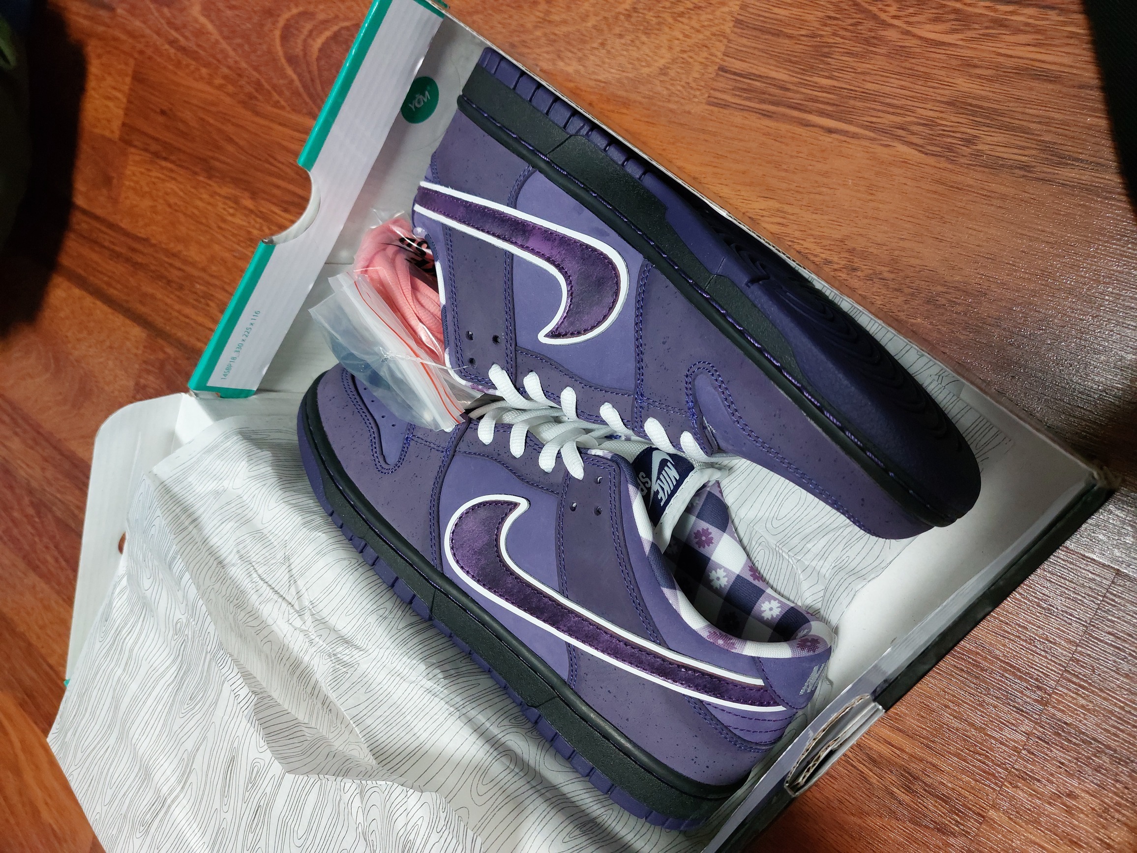 PKGoden SB Dunk Low Concepts Purple Lobster,BV1310-555 review steven 03