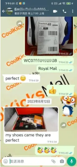 Cool Kicks | GET Air Jordan 4 Retro Motorsports, 308497-117 review Customer coolkicks reviews from whatsapp 01