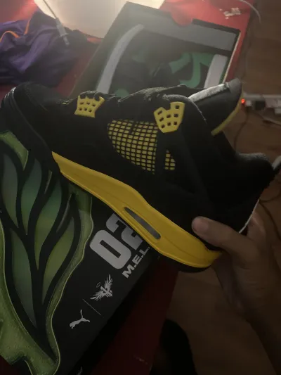 Cool Kicks | GET Air Jordan 4 Retro Thunder, 308497-008   review JJA 01