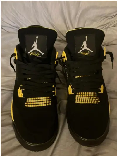 Cool Kicks | GET Air Jordan 4 Retro Thunder, 308497-008   review Customer coolkicks reviews from whatsapp 00