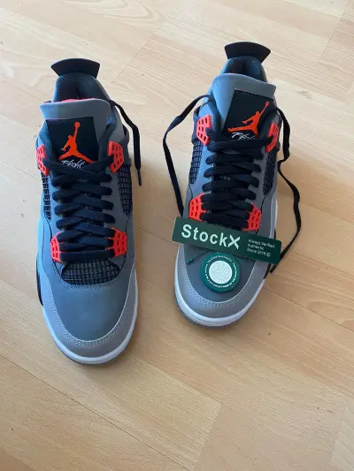PKGoden Air Jordan 4 Red Glow Infrared,DH6927-061 review Customer coolkicks reviews from whatsapp 00