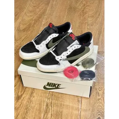 PKGoden Air Jordan 1 Retro Low GET SP Travis Scott Olive,DZ4137-106 review Cristian Jaramillo