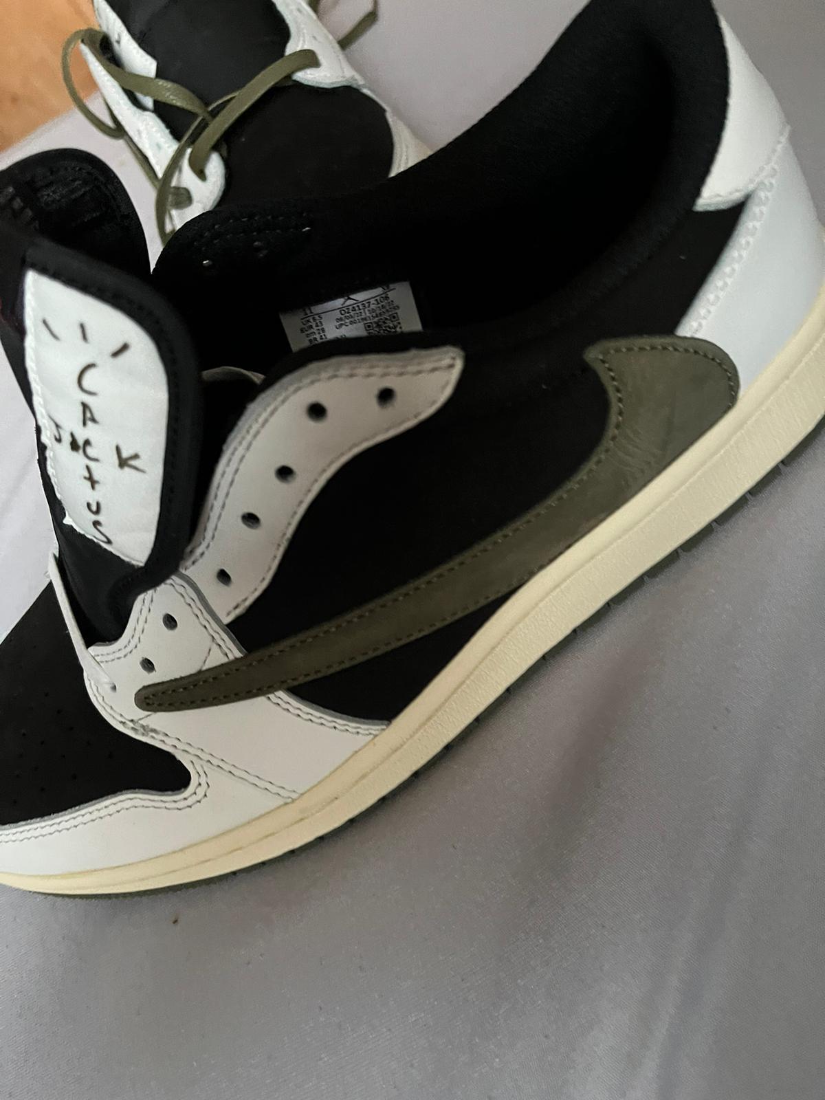 PKGoden Air Jordan 1 Retro Low GET SP Travis Scott Olive,DZ4137-106 review Customer coolkicks reviews from whatsapp 00