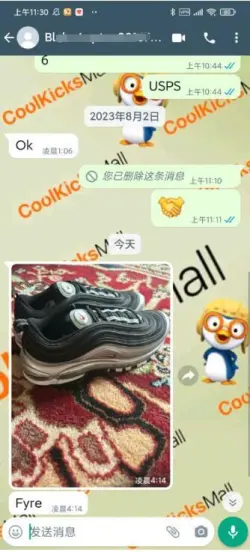 G5 Air Max 97 Silver Black,AT5458-001 review Customer coolkicks reviews from whatsapp 01