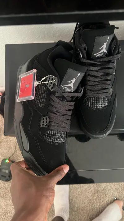 Cool Kicks | GET Air Jordan 4 Retro Black Cat, CU1110-010 review customer feedback 02