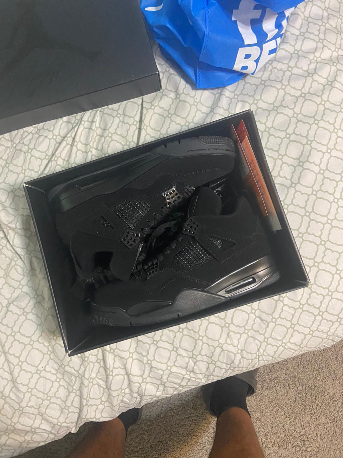 Cool Kicks | GET Air Jordan 4 Retro Black Cat, CU1110-010 review customer feedback 02