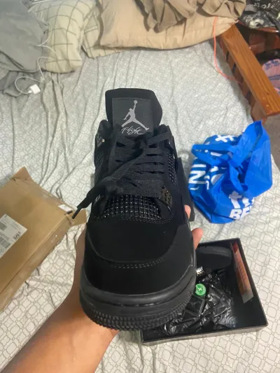Cool Kicks | GET Air Jordan 4 Retro Black Cat, CU1110-010 review customer feedback 03