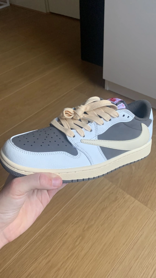 Cool Kicks | G5 Air Jordan 1 Low White BrownBarb Travis Scott,DM7866-162 review 