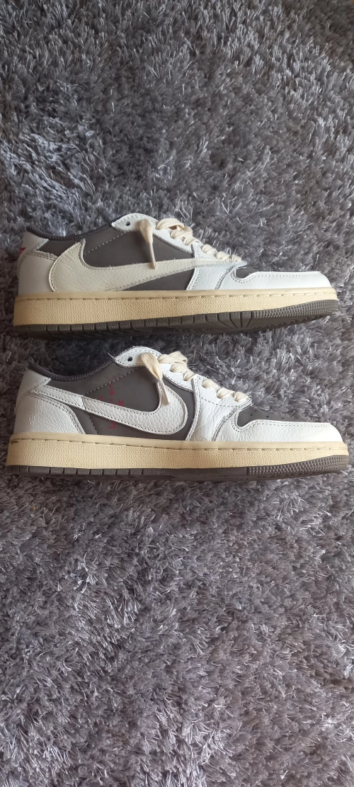 Cool Kicks | G5 Air Jordan 1 Low White BrownBarb Travis Scott,DM7866-162 review 